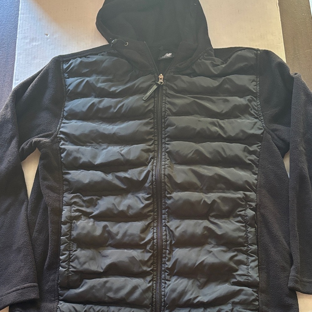 New Balance Men's Black Hooded Jacket